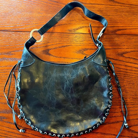Vintage Kenneth Cole BoHo Leather Bag – Black - Picture 1 of 4